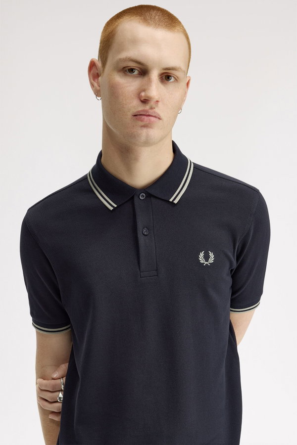 Fred Perry Erkek Polo Yaka T-shirt LACIVERT