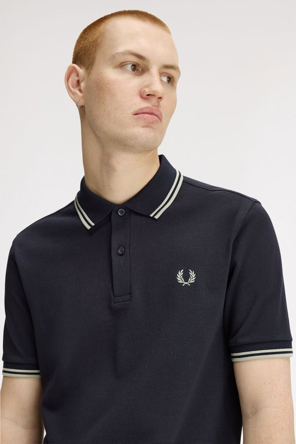 Fred Perry Erkek Polo Yaka T-shirt LACIVERT
