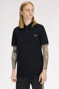 Fred Perry Erkek Polo Yaka T-shirt SIYAH