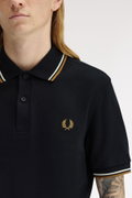 Fred Perry Erkek Polo Yaka T-shirt SIYAH