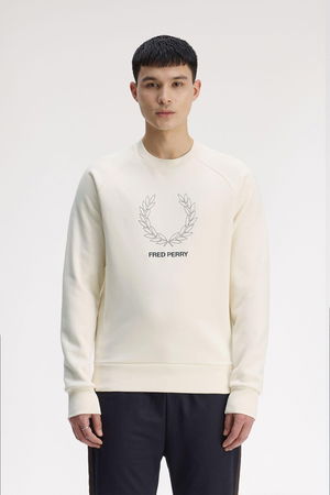Fred Perry Erkek Sweatshirt EKRU
