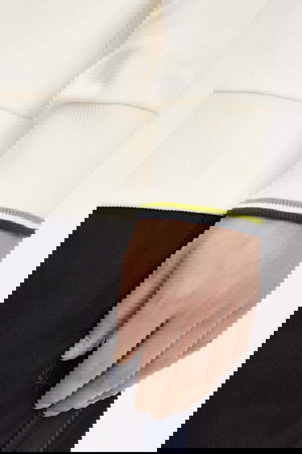 Fred Perry Erkek Sweatshirt EKRU