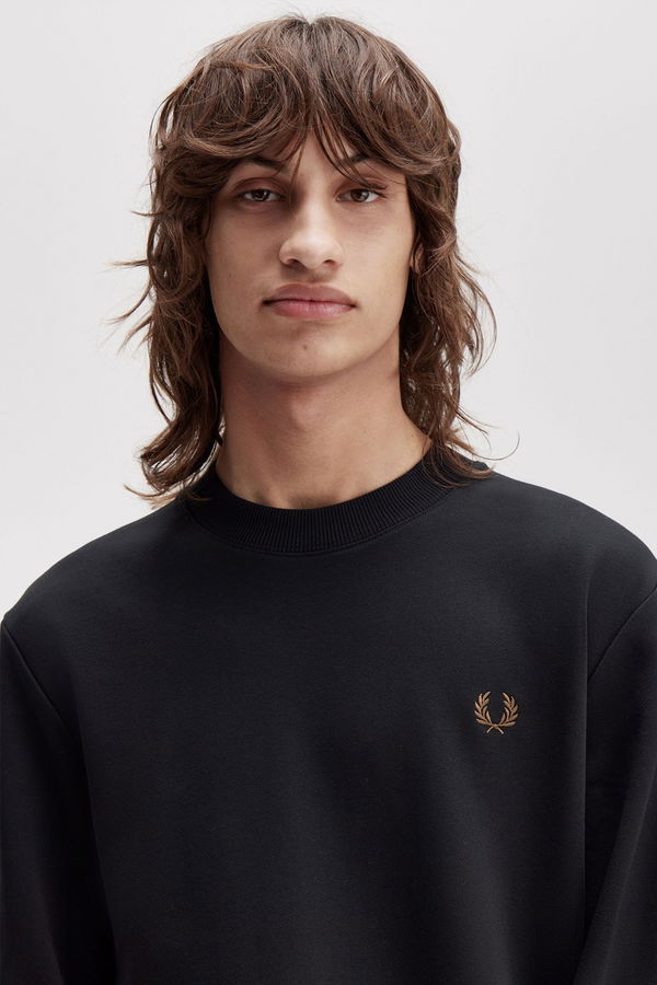 Fred Perry Erkek Sweatshirt SIYAH