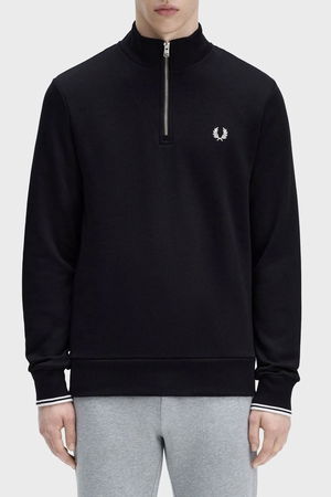 Fred Perry Erkek Sweatshirt SIYAH BEYA