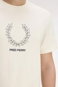 Fred Perry Erkek T-shirt EKRU