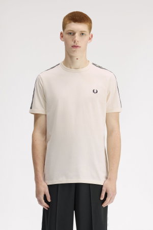 Fred Perry Erkek Bisiklet Yaka T-shirt KREM