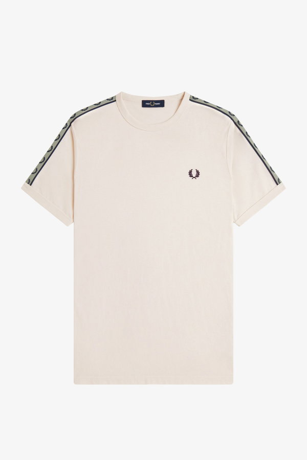 Fred Perry Erkek Bisiklet Yaka T-shirt KREM