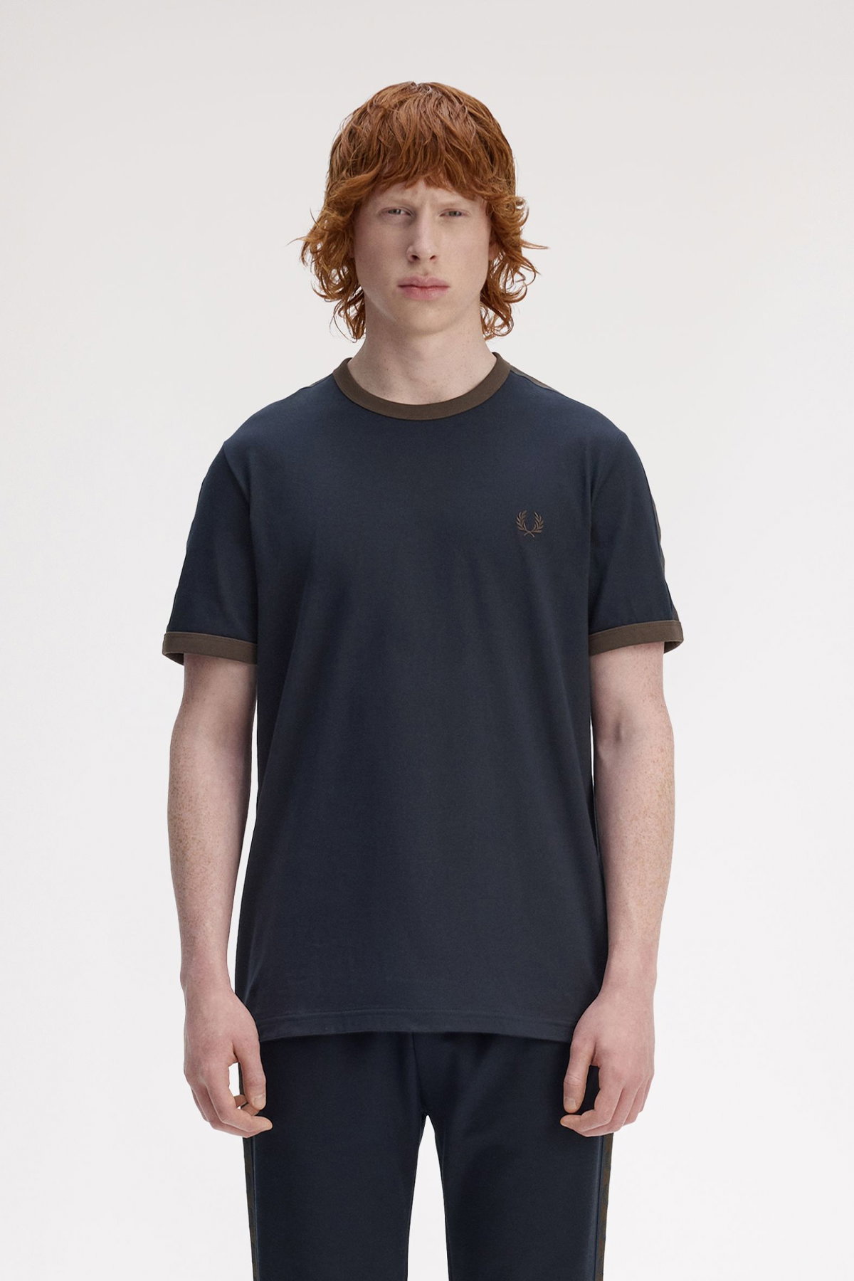Fred Perry Erkek T-shirt LACIVERT