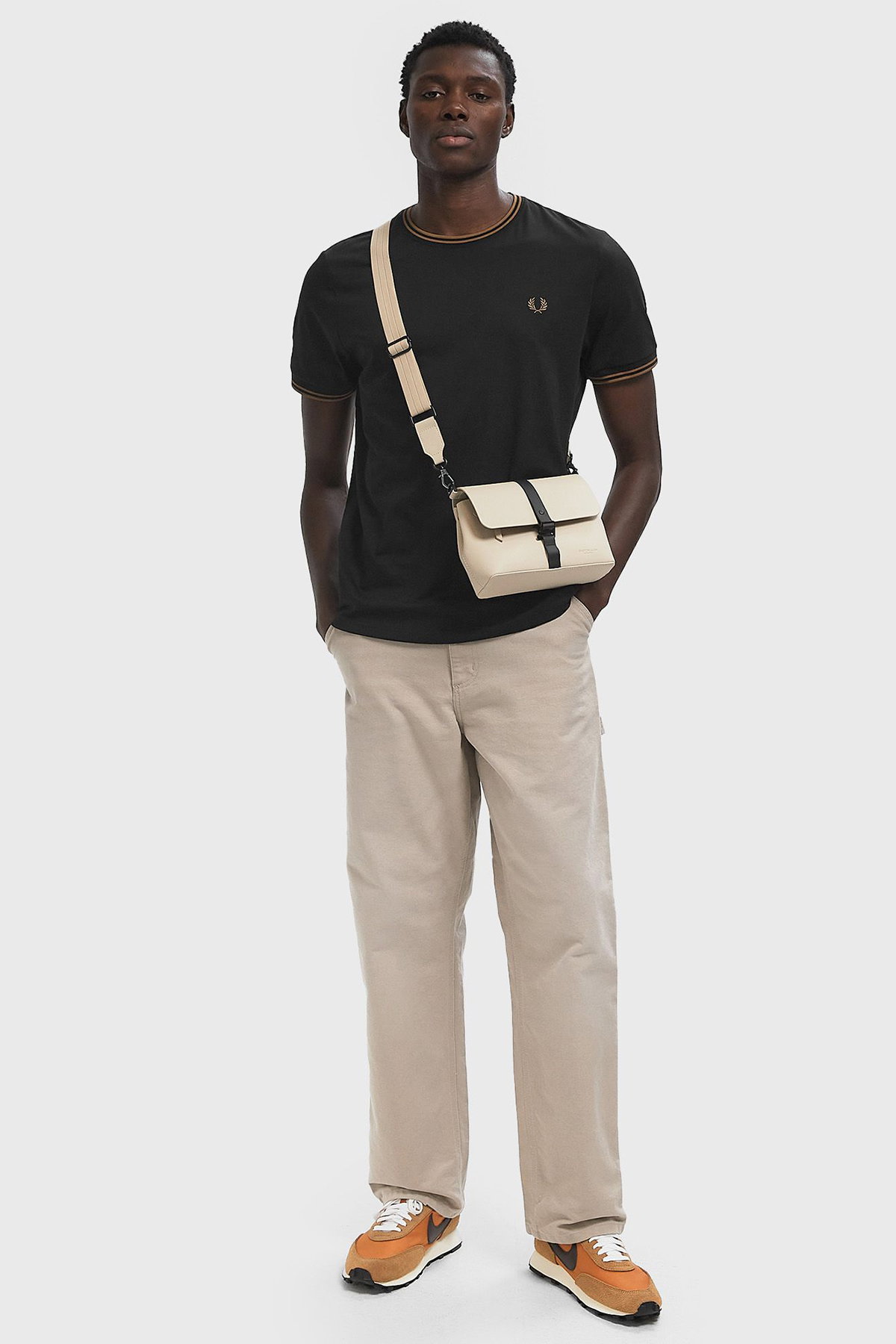 Fred Perry Erkek T-shirt SIYAH
