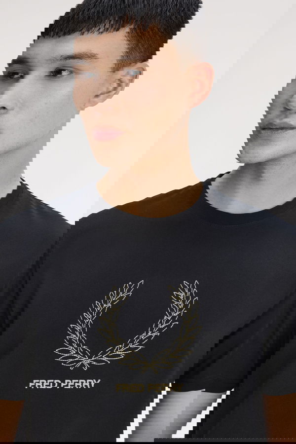 Fred Perry Erkek T-shirt SIYAH