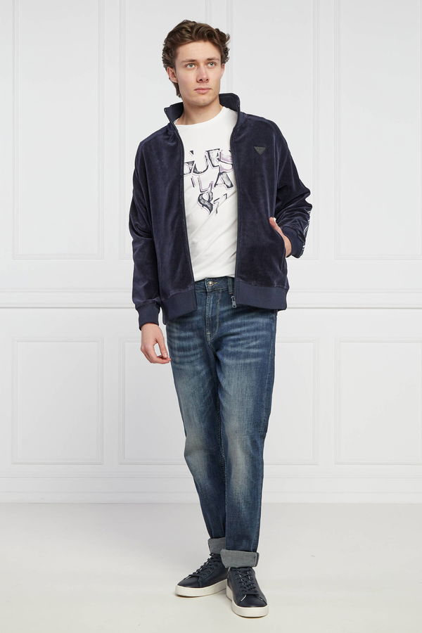 Guess Fermuarlı Erkek Sweat LACİVERT Guess Fermuarlı Erkek Sweat LACİVERT