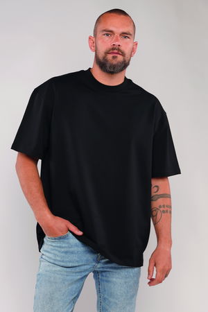 Gabria Bisiklet Yaka Erkek T-shirt SİYAH Gabria Bisiklet Yaka Erkek T-shirt SİYAH