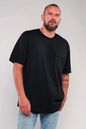 Gabria Bisiklet Yaka Erkek T-shirt SİYAH Gabria Bisiklet Yaka Erkek T-shirt SİYAH