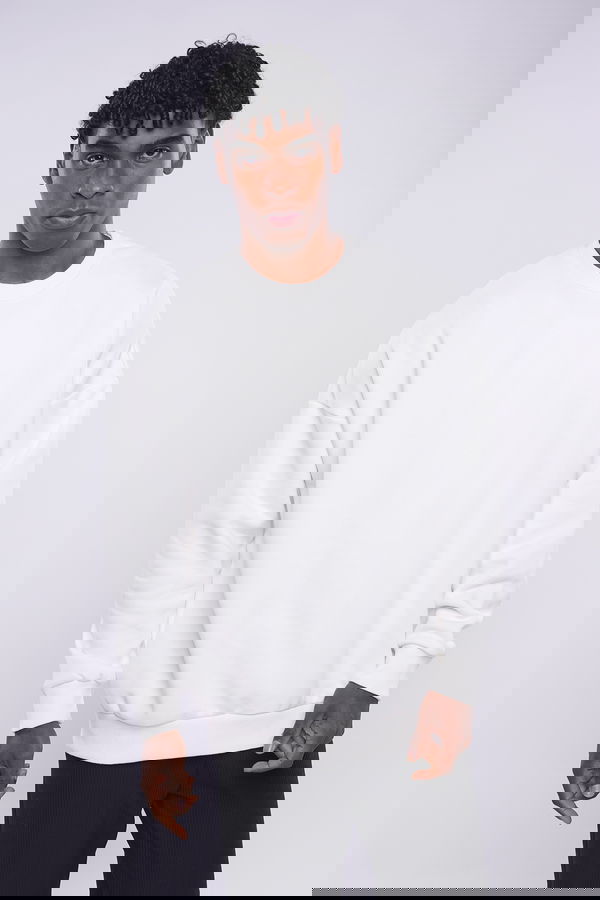 Gabria Bisiklet Yaka Sweat EKRU Gabria Bisiklet Yaka Sweat EKRU