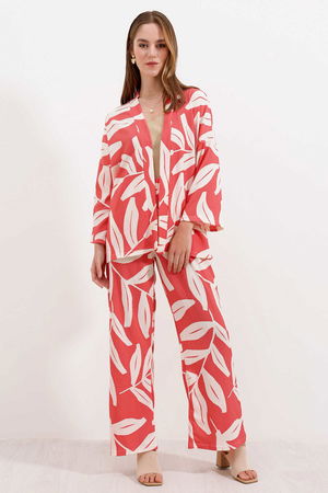 Gabria Desenli Kimono Takım NAR ÇİÇEĞİ Gabria Desenli Kimono Takım NAR ÇİÇEĞİ