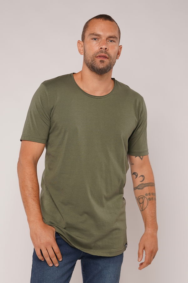 Gabria Eteği Oval T-shirt HAKI