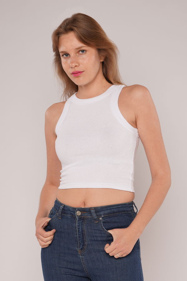 Gabria Kaşkorse Crop Top