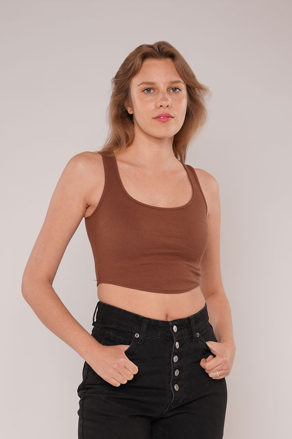 Gabria Kaşkorse Crop Top