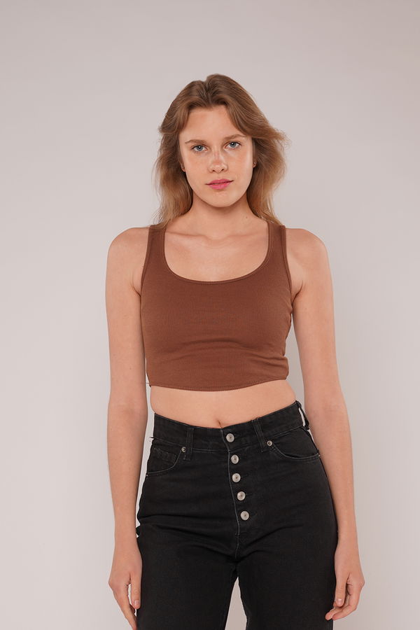 Gabria Kaşkorse Crop Top