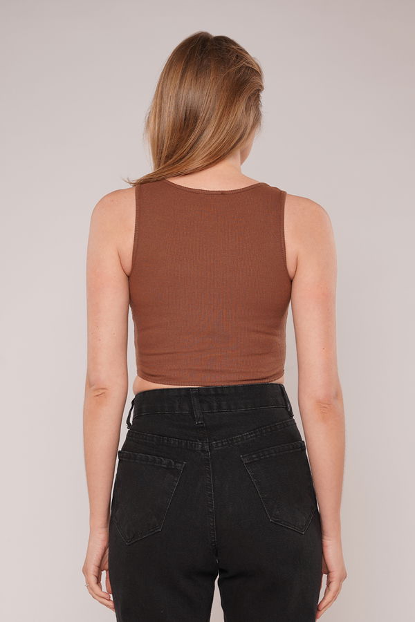 Gabria Kaşkorse Crop Top