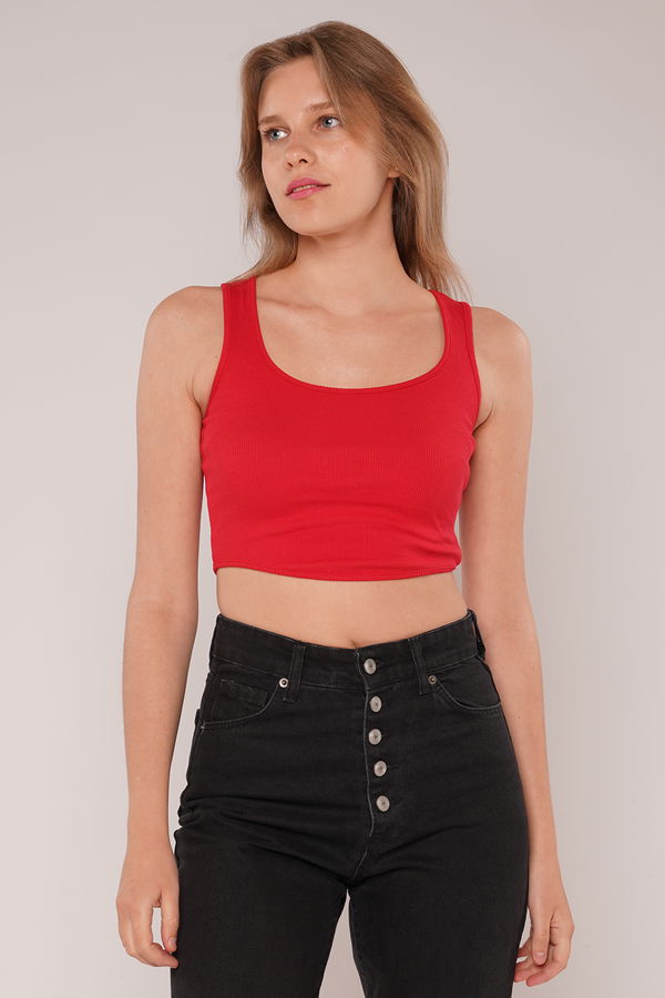 Gabria Kaşkorse Crop Top