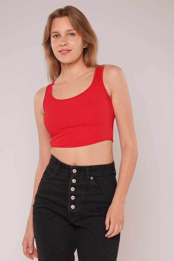 Gabria Kaşkorse Crop Top