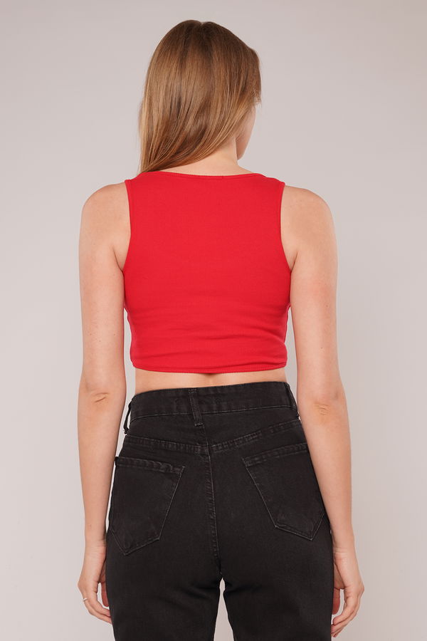 Gabria Kaşkorse Crop Top