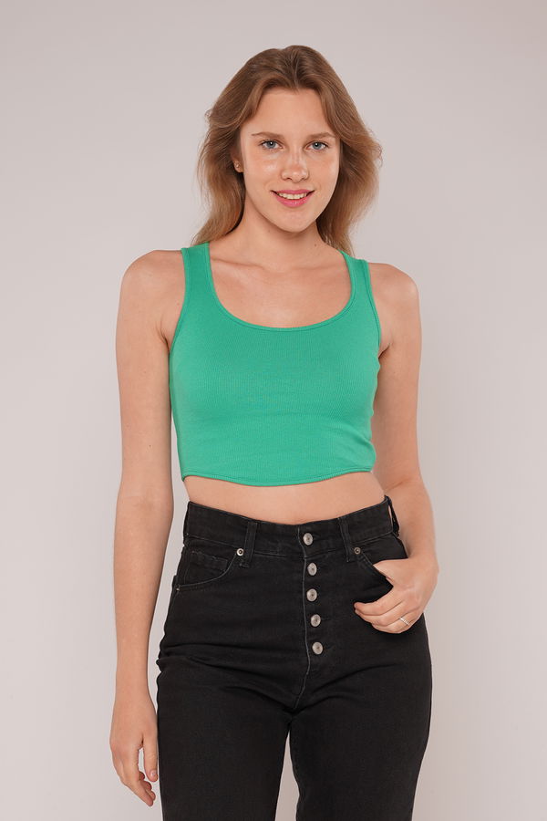 Gabria Kaşkorse Crop Top