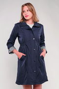 Gabria Kol Katlamalı Trenchcoat LACİVERT