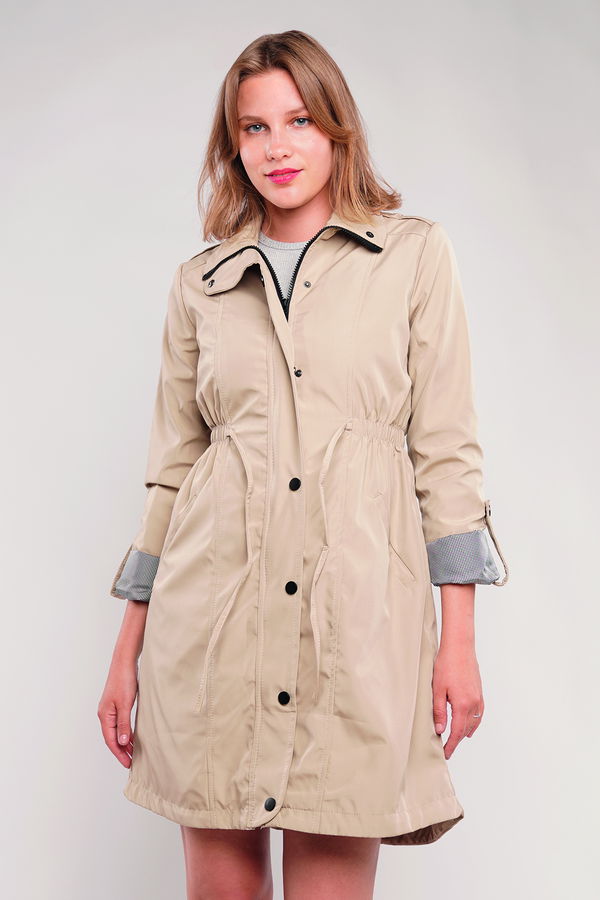 Gabria Kol Katlamalı Trenchcoat TAS