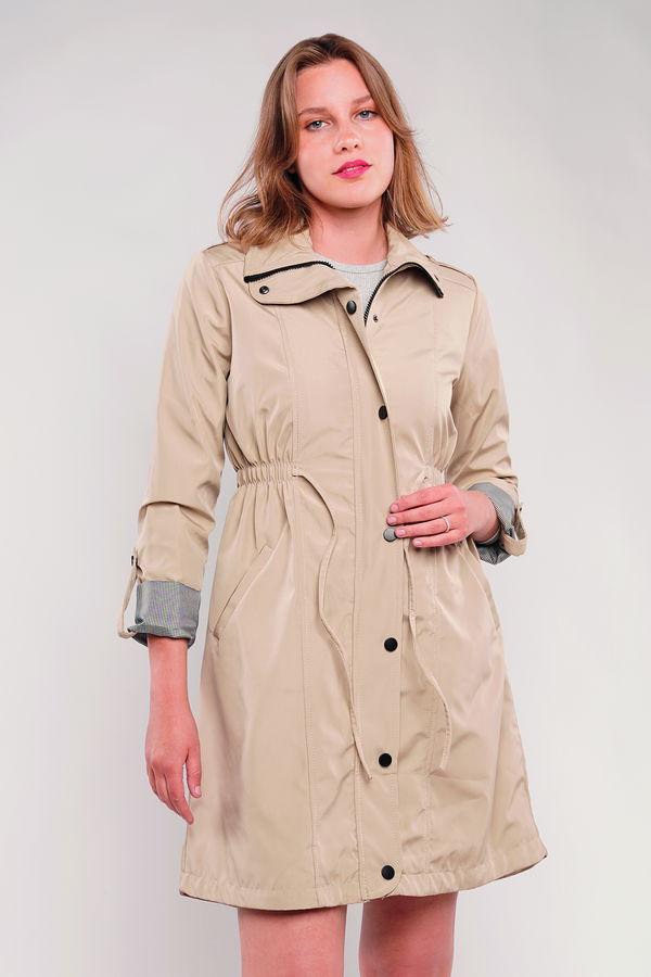 Gabria Kol Katlamalı Trenchcoat TAS