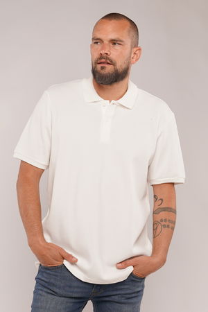 Gabria Polo Yaka Erkek T-shirt EKRU Gabria Polo Yaka Erkek T-shirt EKRU
