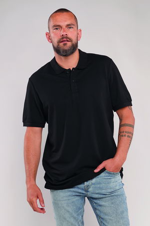 Gabria Polo Yaka Erkek T-shirt SİYAH Gabria Polo Yaka Erkek T-shirt SİYAH
