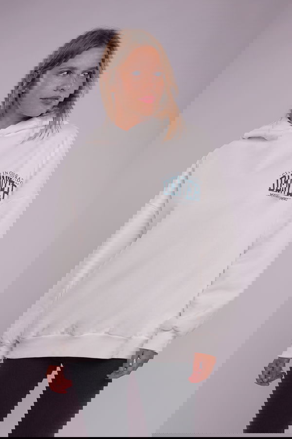 Gabria Sırt Baskılı Kapüşonlu Sweat EKRU Gabria Sırt Baskılı Kapüşonlu Sweat EKRU
