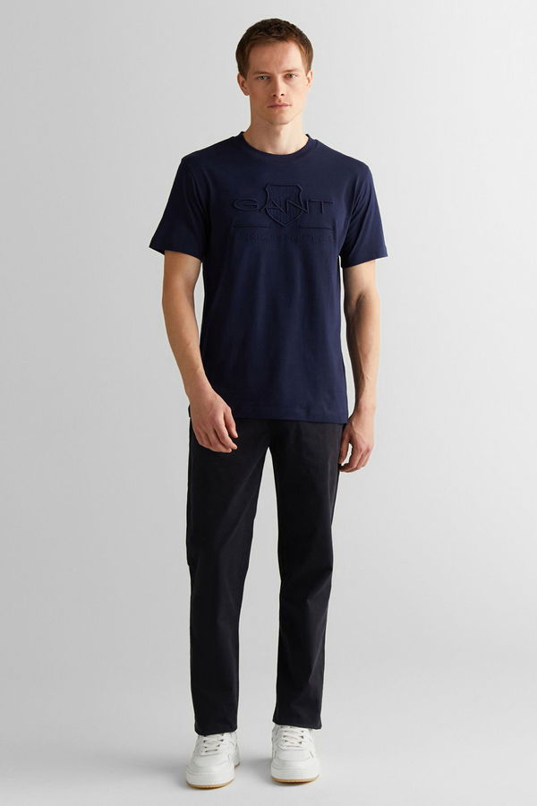 Gant Bisiklet Yaka Erkek T-shirt LACIVERT Gant Bisiklet Yaka Erkek T-shirt LACIVERT