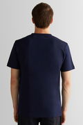 Gant Bisiklet Yaka Erkek T-shirt LACIVERT