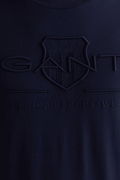 Gant Bisiklet Yaka Erkek T-shirt LACIVERT