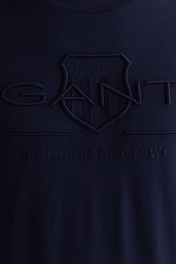 Gant Bisiklet Yaka Erkek T-shirt LACIVERT Gant Bisiklet Yaka Erkek T-shirt LACIVERT