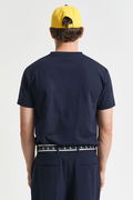 Gant Bisiklet Yaka Erkek T-shirt LACIVERT