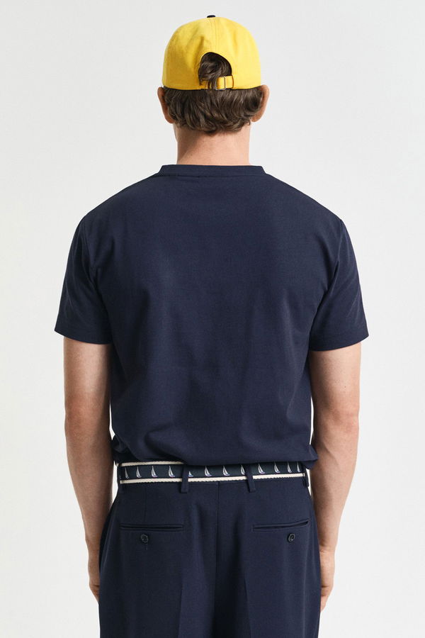 Gant Bisiklet Yaka Erkek T-shirt LACIVERT Gant Bisiklet Yaka Erkek T-shirt LACIVERT