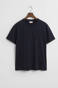 Gant Bisiklet Yaka Erkek T-shirt LACIVERT
