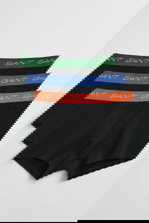 Gant Erkek 3lü Boxer SIYAH
