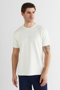 Gant Erkek Bisiklet Yaka T-shirt BEYAZ