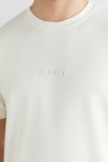 Gant Erkek Bisiklet Yaka T-shirt BEYAZ