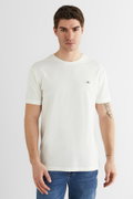 Gant Erkek Bisiklet Yaka T-shirt KREM
