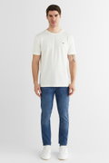 Gant Erkek Bisiklet Yaka T-shirt KREM