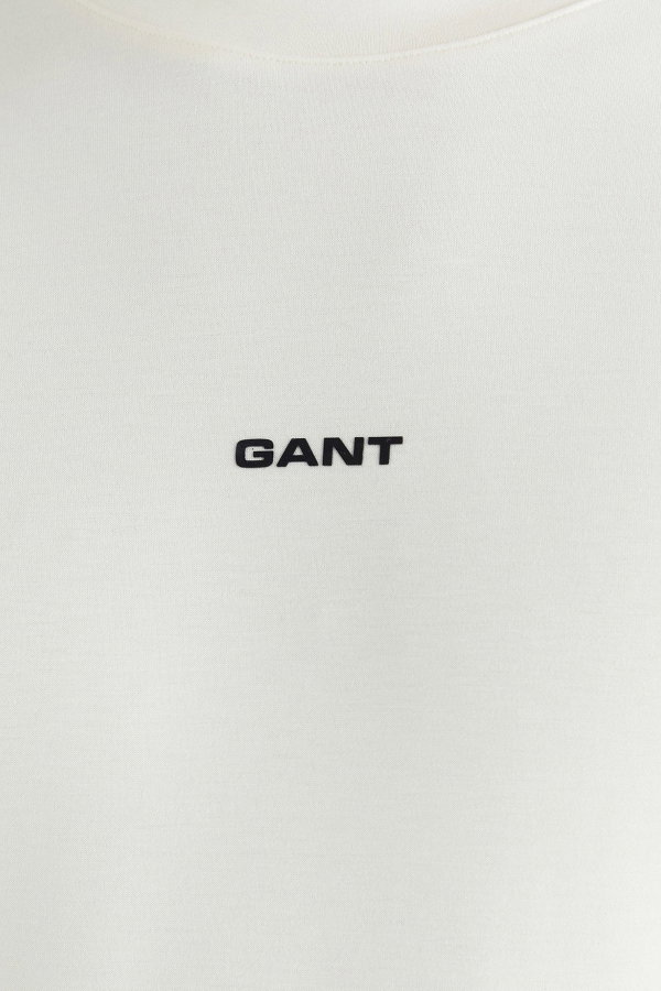 Gant Erkek Bisiklet Yaka T-shirt KREM