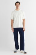 Gant Erkek Bisiklet Yaka T-shirt KREM