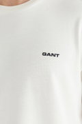 Gant Erkek Bisiklet Yaka T-shirt KREM