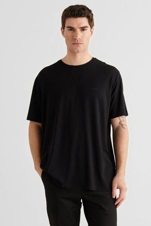 Gant Erkek Bisiklet Yaka T-shirt LACIVERT